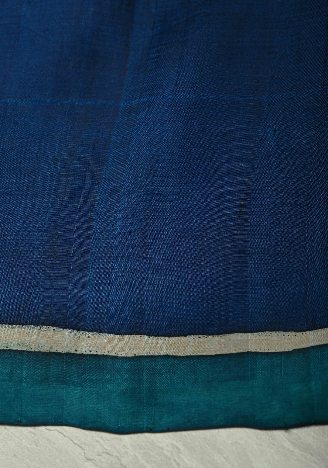 Black Hand Wax Batik Print on JLightweight Tussar Silk saree with Krishna and Peacock Feather Design | SILK MARK CERTIFIED (Copy)