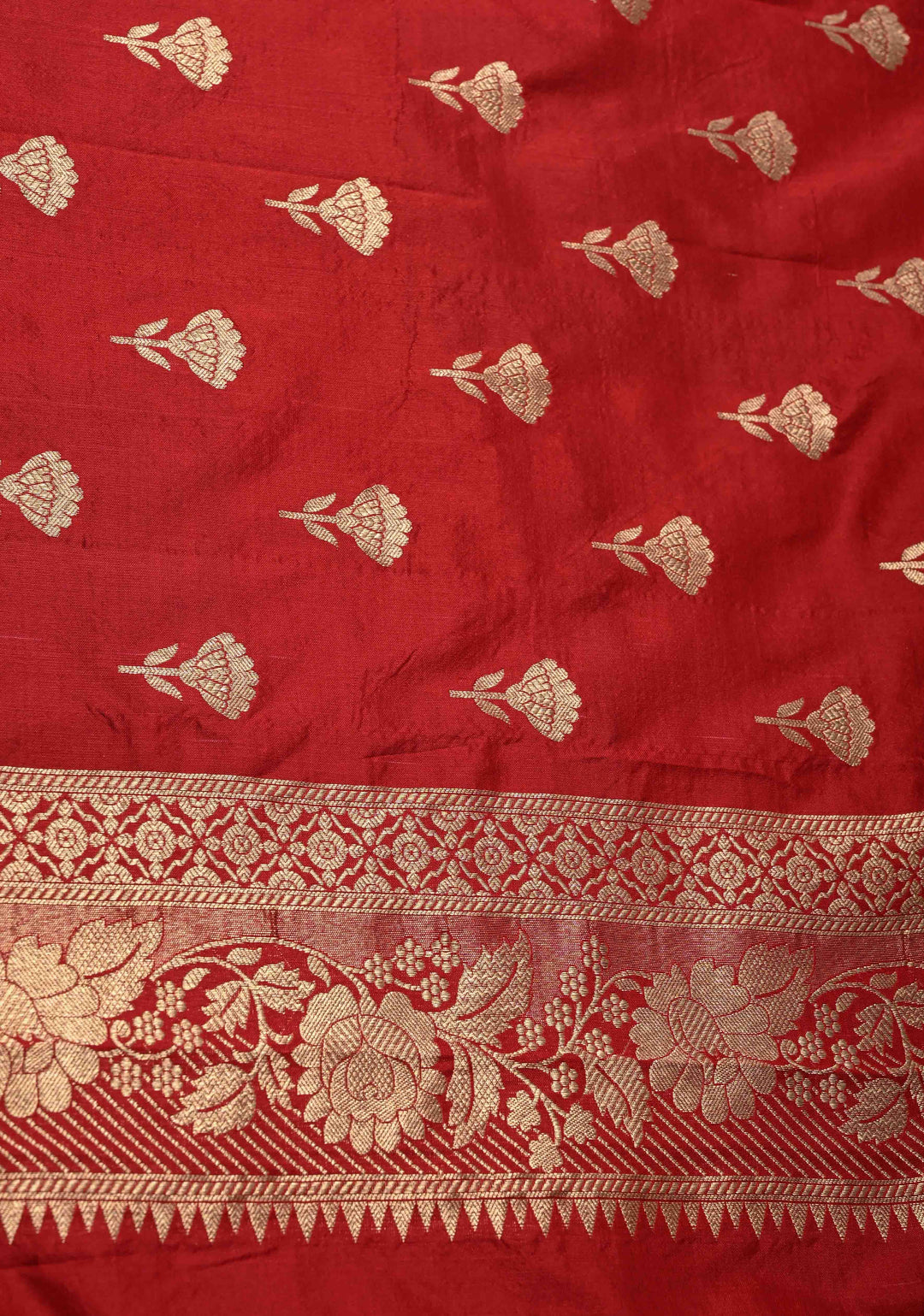 Exquisite Multicolor Rangkaat Design on Banarasi Katan Silk Saree with Geometric Brocade and Zari Border | SILK MARK CERTIFIED