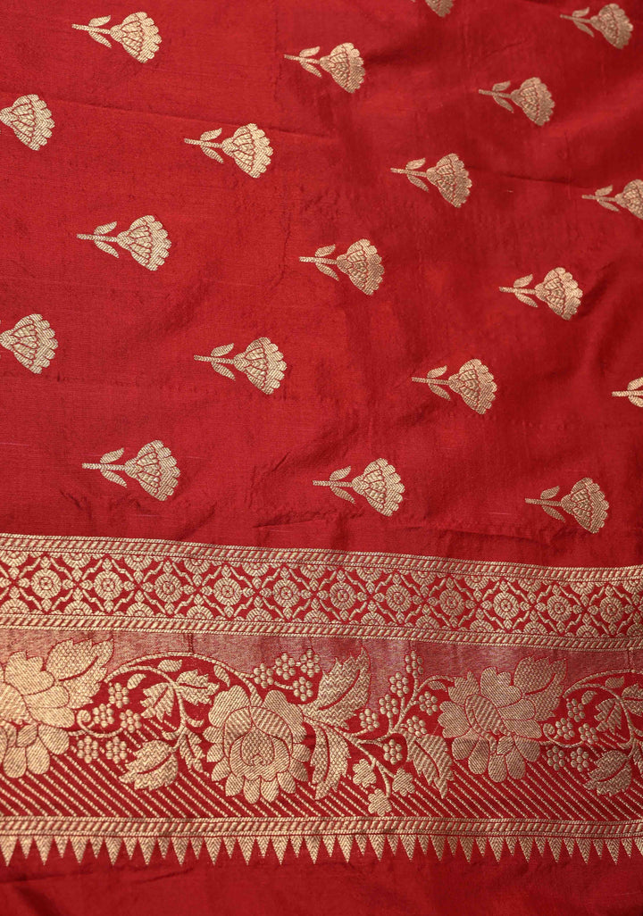 Exquisite Multicolor Rangkaat Design on Banarasi Katan Silk Saree with Geometric Brocade and Zari Border | SILK MARK CERTIFIED