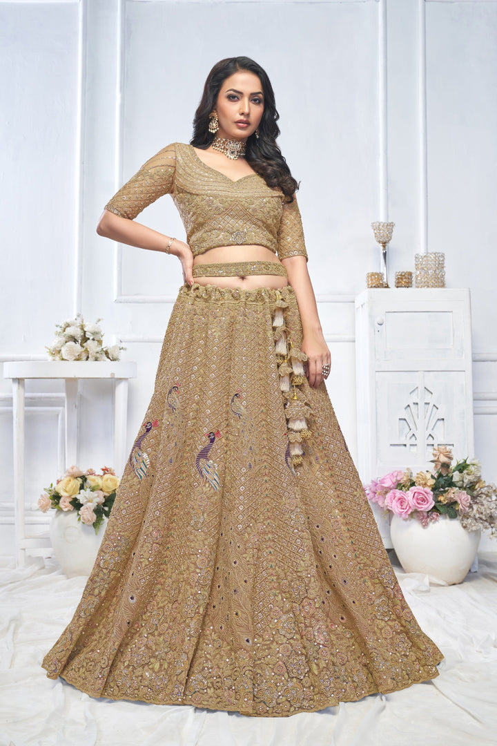Gilded Majesty Embroidered Lehenga