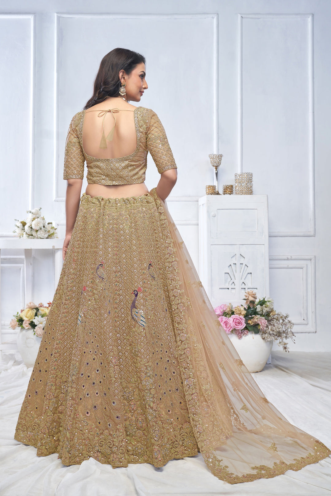 Gilded Majesty Embroidered Lehenga