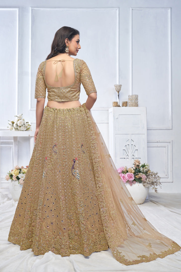 Gilded Majesty Embroidered Lehenga