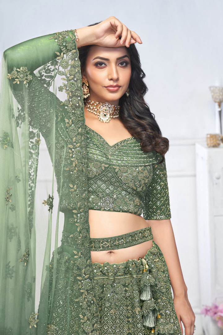 Enchanted Forest Lehenga for special Occasions