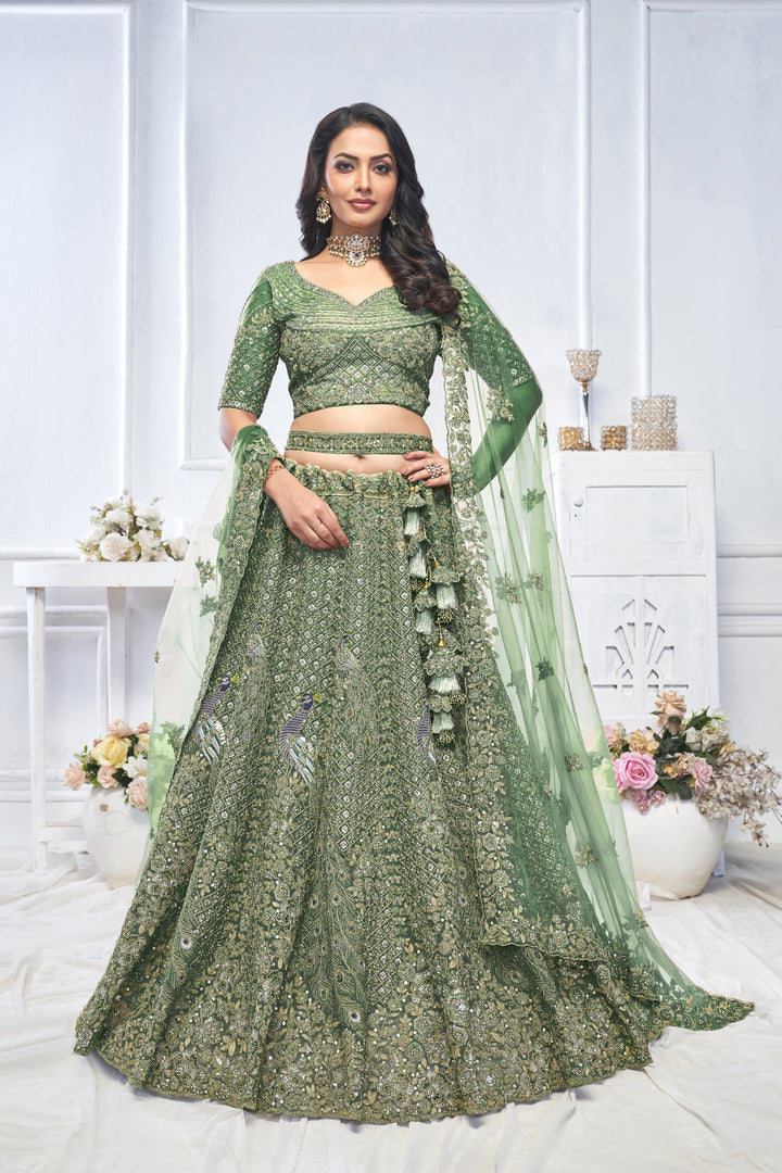 Enchanted Forest Lehenga for special Occasions
