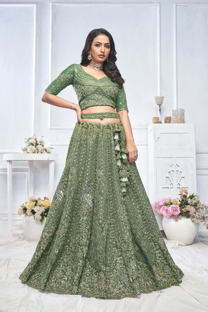 Enchanted Forest Lehenga for special Occasions