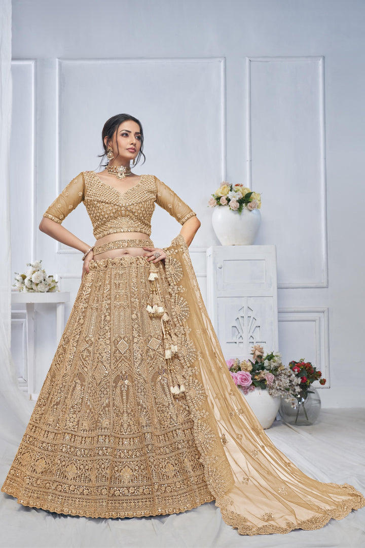 Golden Mirage Lehenga Set