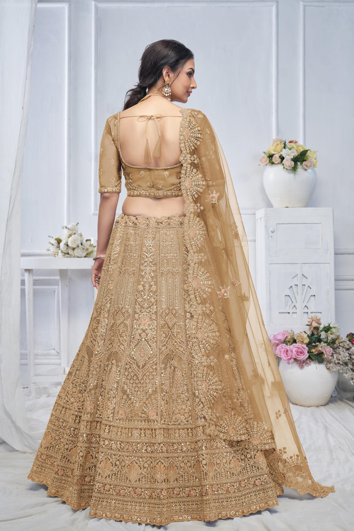 Golden Mirage Lehenga Set