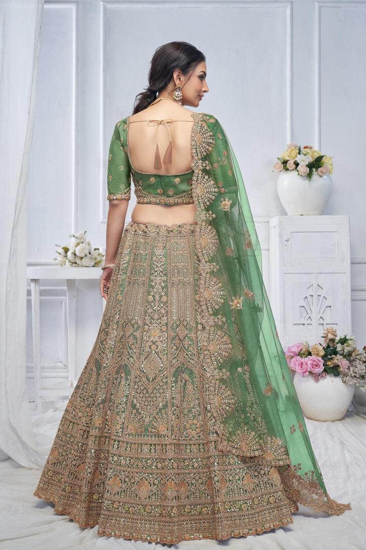 Enchanted Oasis Lehenga For Mehendi, Braidsmaid, Special Occasions, Made to Order