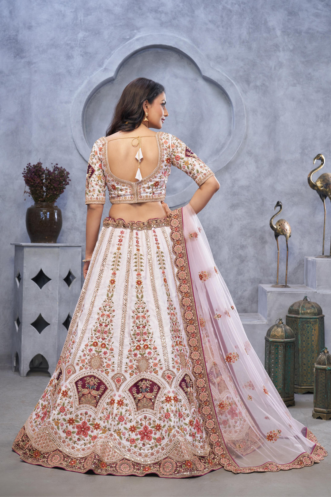 Royal Serenity Ivory Lehenga