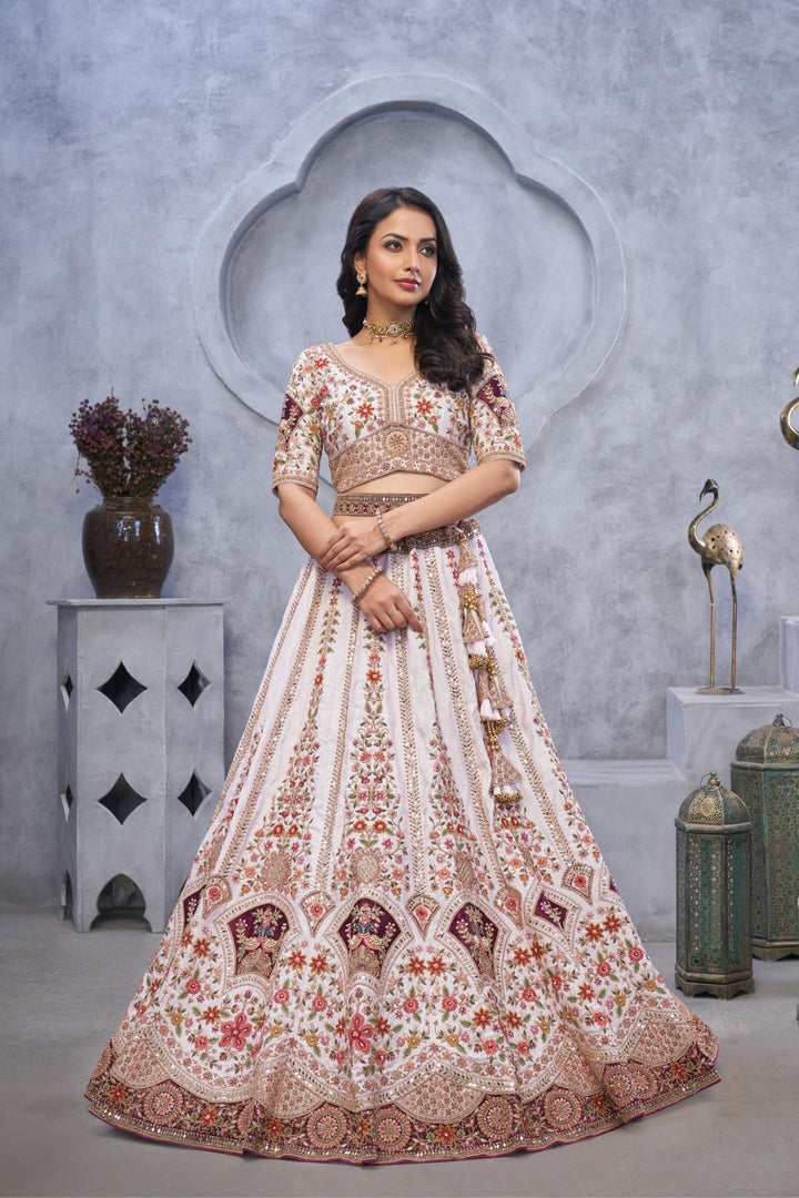 Royal Serenity Ivory Lehenga