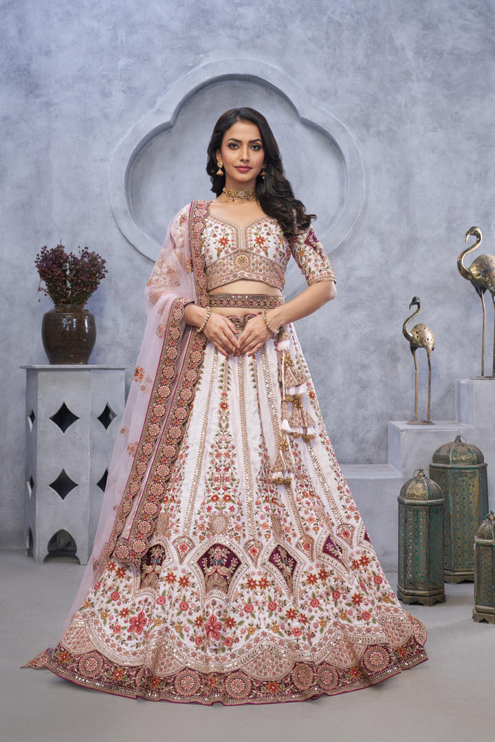 Royal Serenity Ivory Lehenga