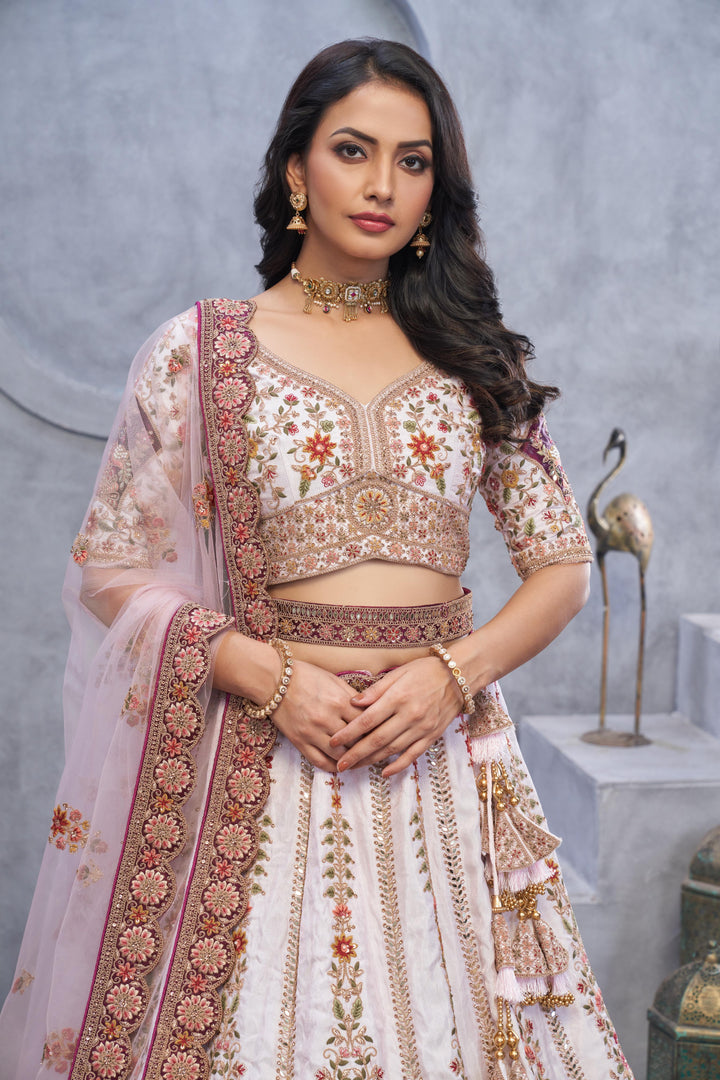 Royal Serenity Ivory Lehenga