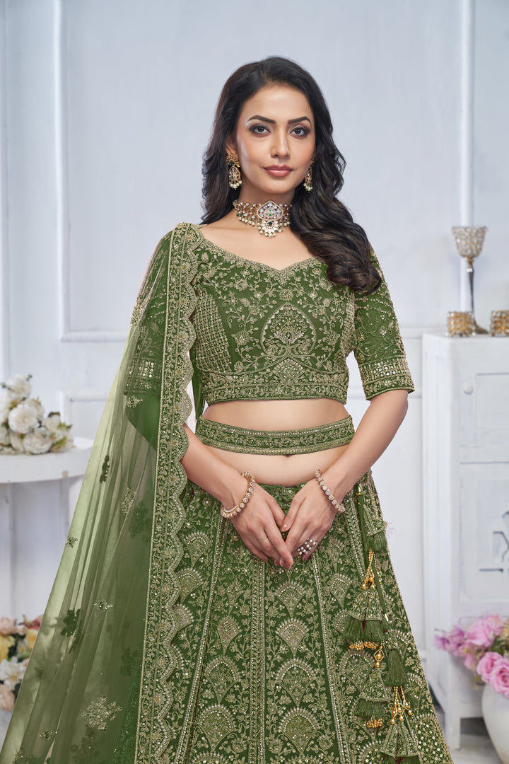 Evergreen Splendor Lehenga