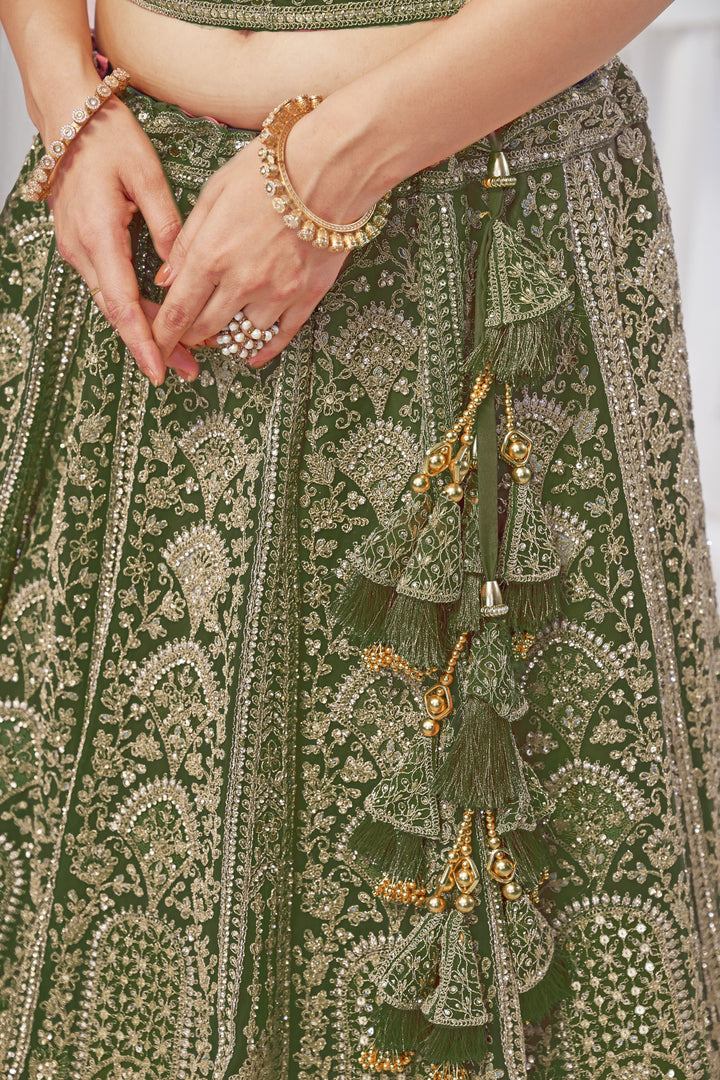 Evergreen Splendor Lehenga