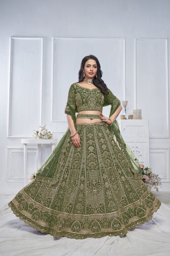 Evergreen Splendor Lehenga