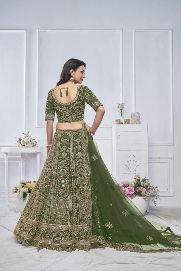 Evergreen Splendor Lehenga