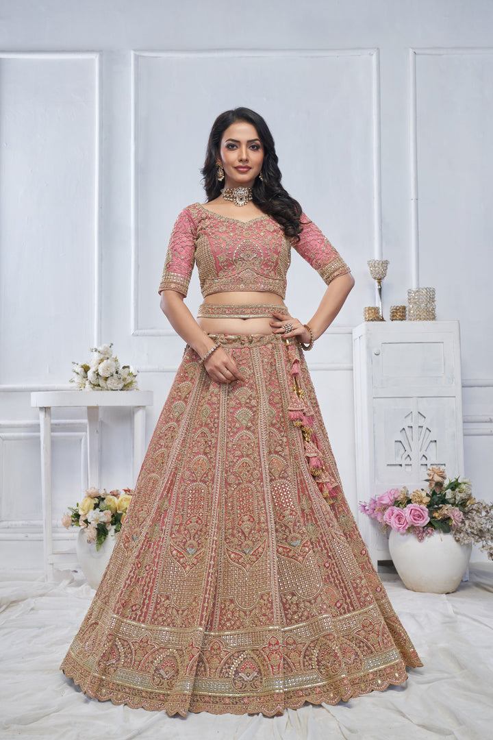 Dusky Bloom Lehenga set for special occasions