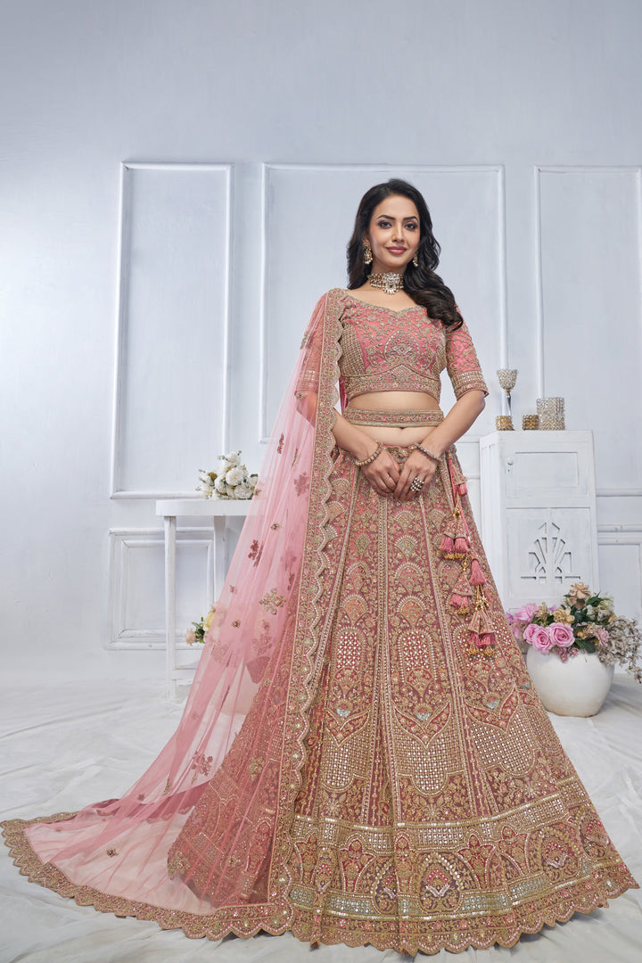 Dusky Bloom Lehenga set for special occasions