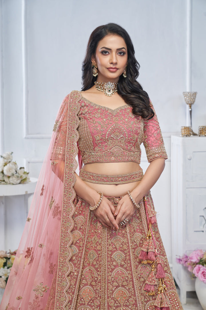 Dusky Bloom Lehenga set for special occasions