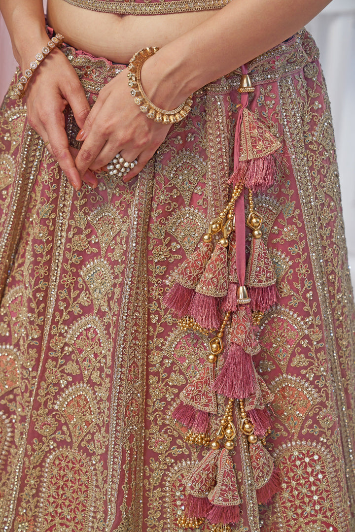 Dusky Bloom Lehenga set for special occasions