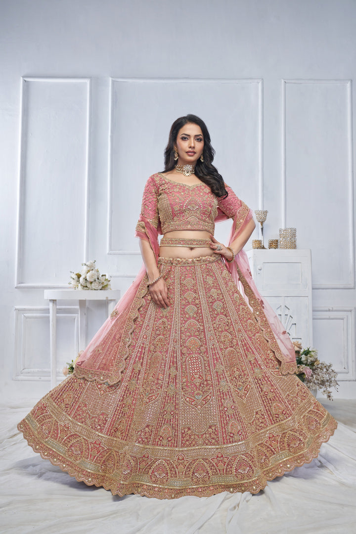 Dusky Bloom Lehenga set for special occasions