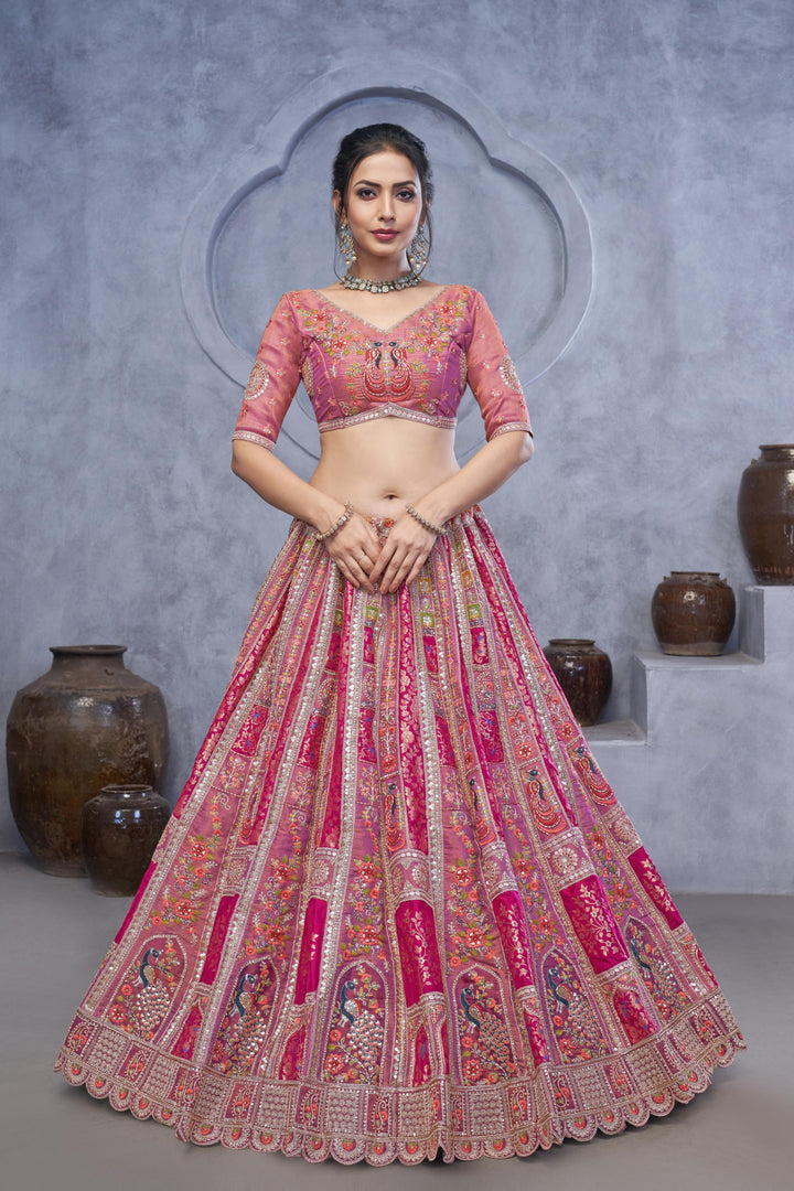 Lilac Royale Embroidered Lehenga