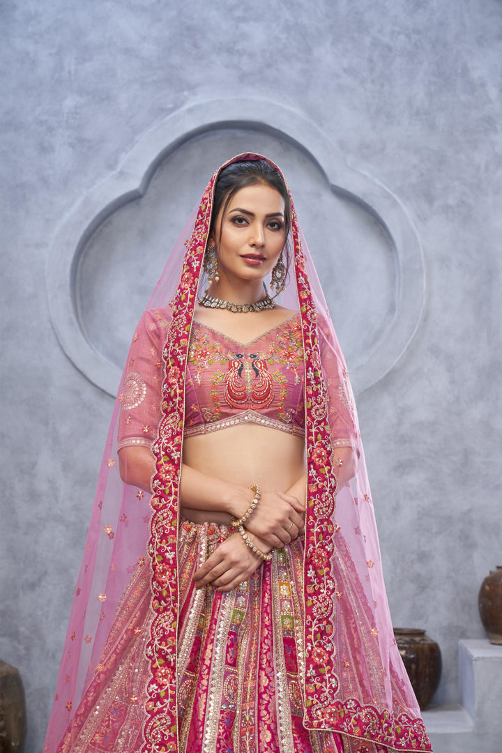 Lilac Royale Embroidered Lehenga