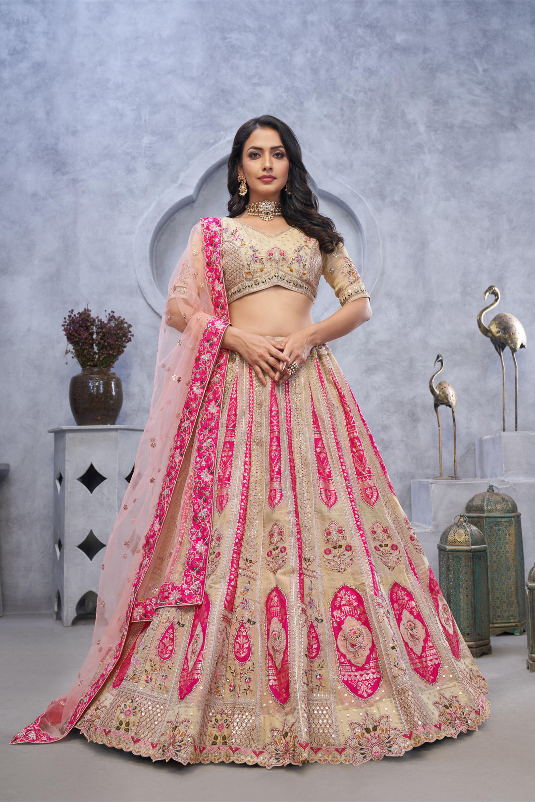 Timeless Grace Chiku & Rose Lehenga for special occasions