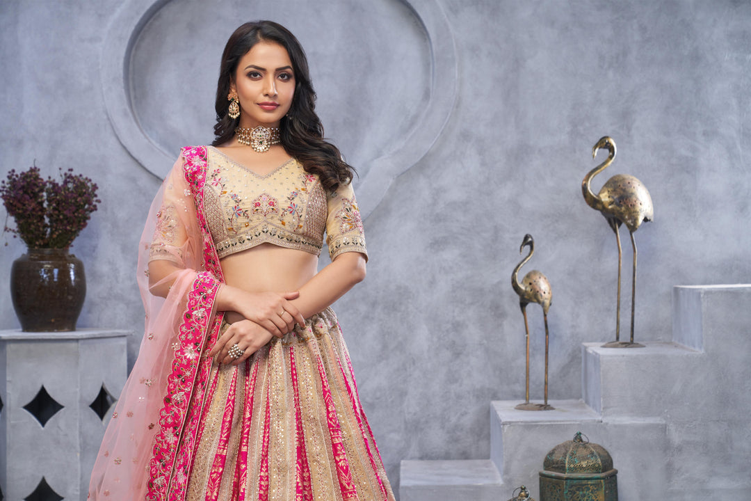 Timeless Grace Chiku & Rose Lehenga for special occasions
