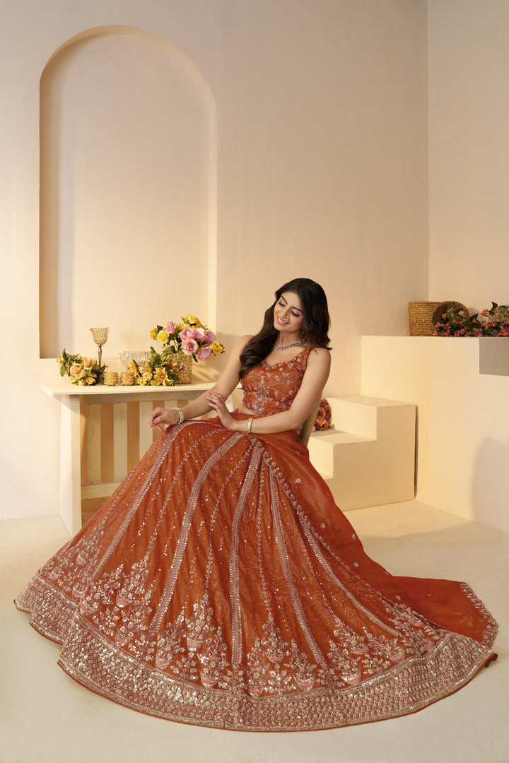 Gulnaar Harvest Shine Lehenga