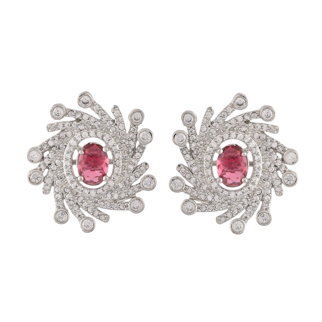 Fireworks Magenta Magic Necklace Set | SHOBITAM