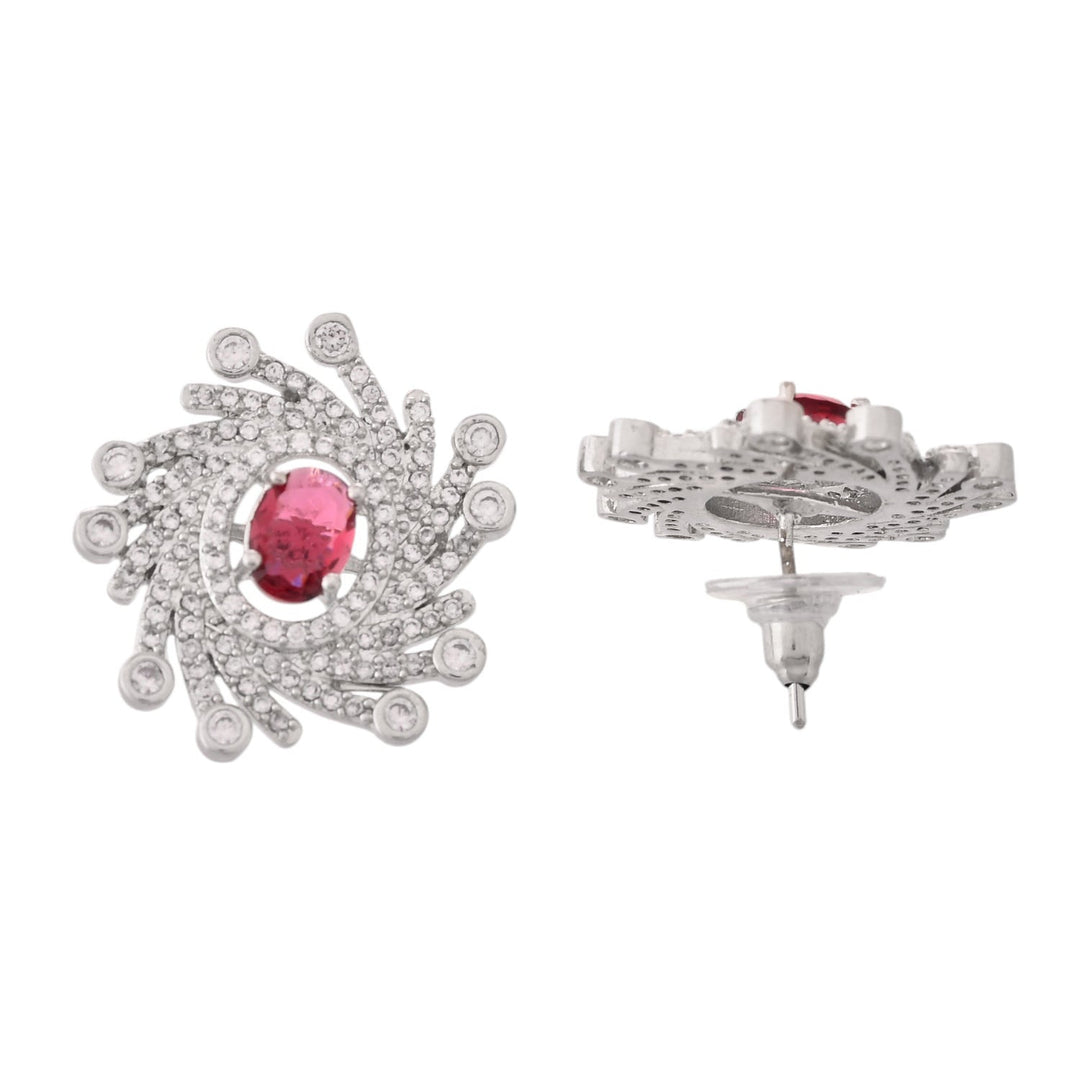 Fireworks Magenta Magic Necklace Set | SHOBITAM