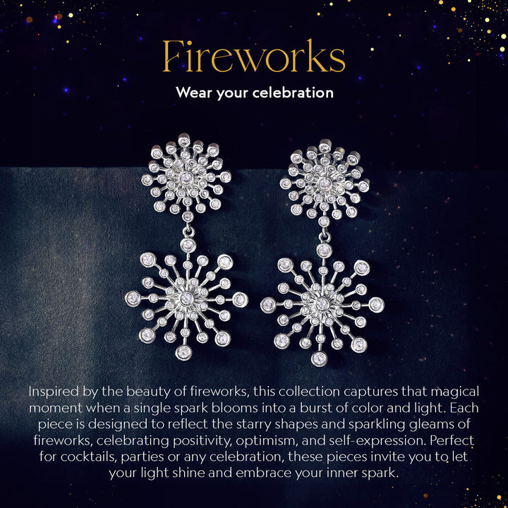 Fireworks Magenta Magic Necklace Set | SHOBITAM