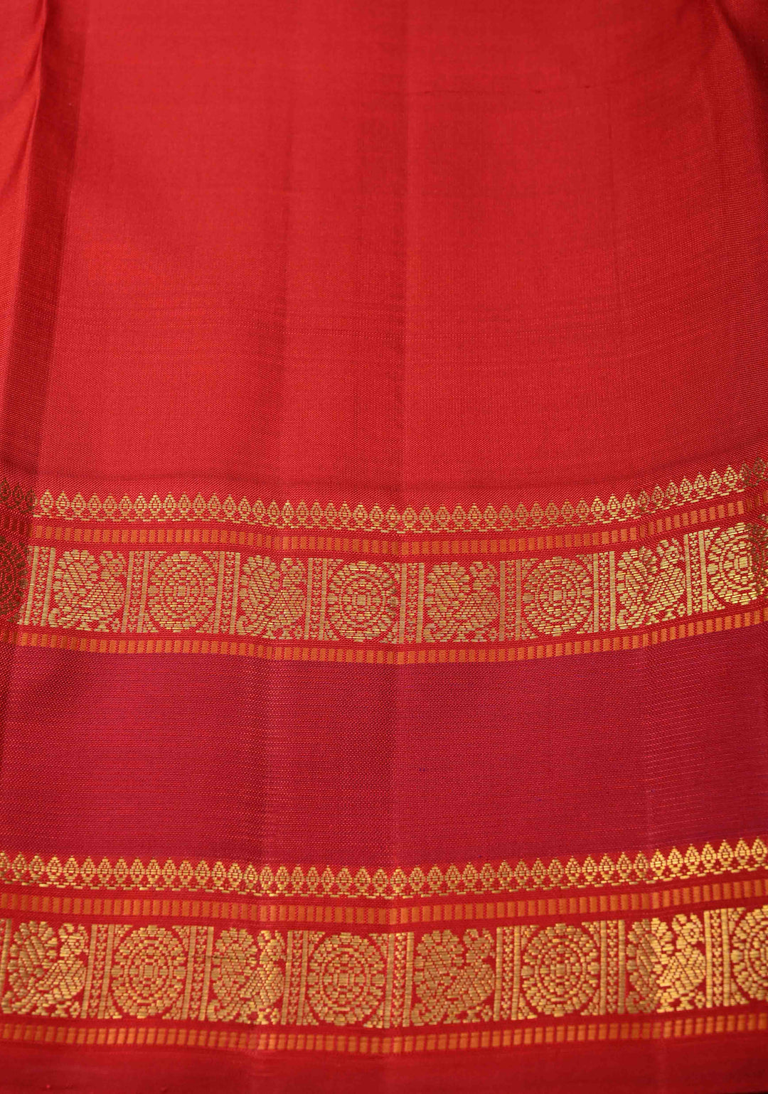 Korvai Meenakari Brocade Pista Green Kanjivaram Pure Silk Saree with Gold Silver Zari Brocade and Contrast Zari Border | SILK MARK CERTIFIED