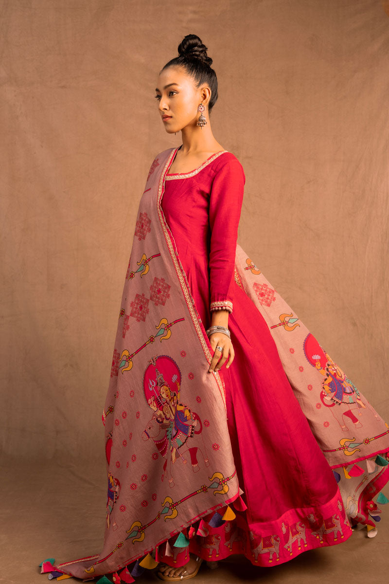 Kolam dupatta | SHOBITAM