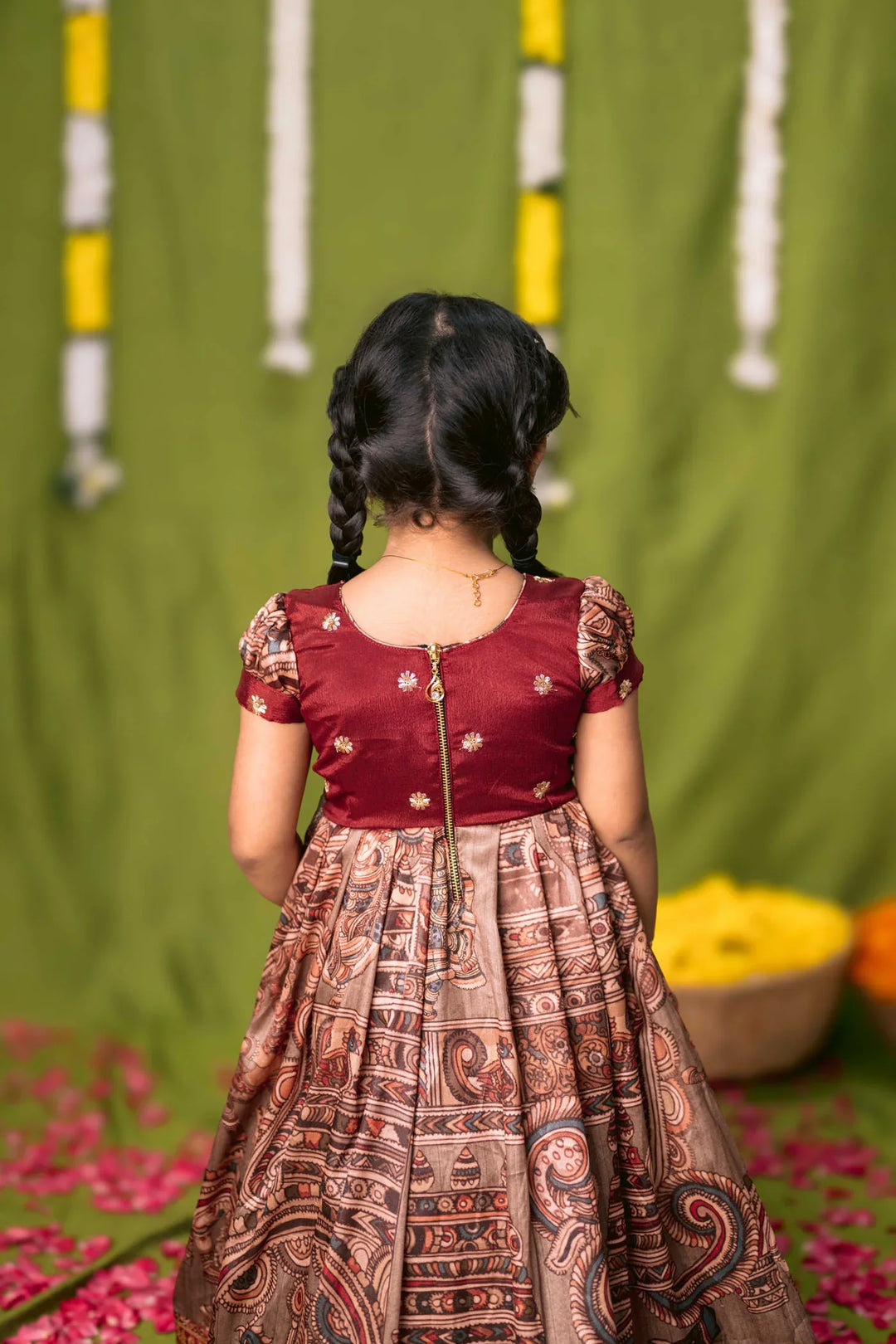 Anvi Grey Frock Mini | Made To Order