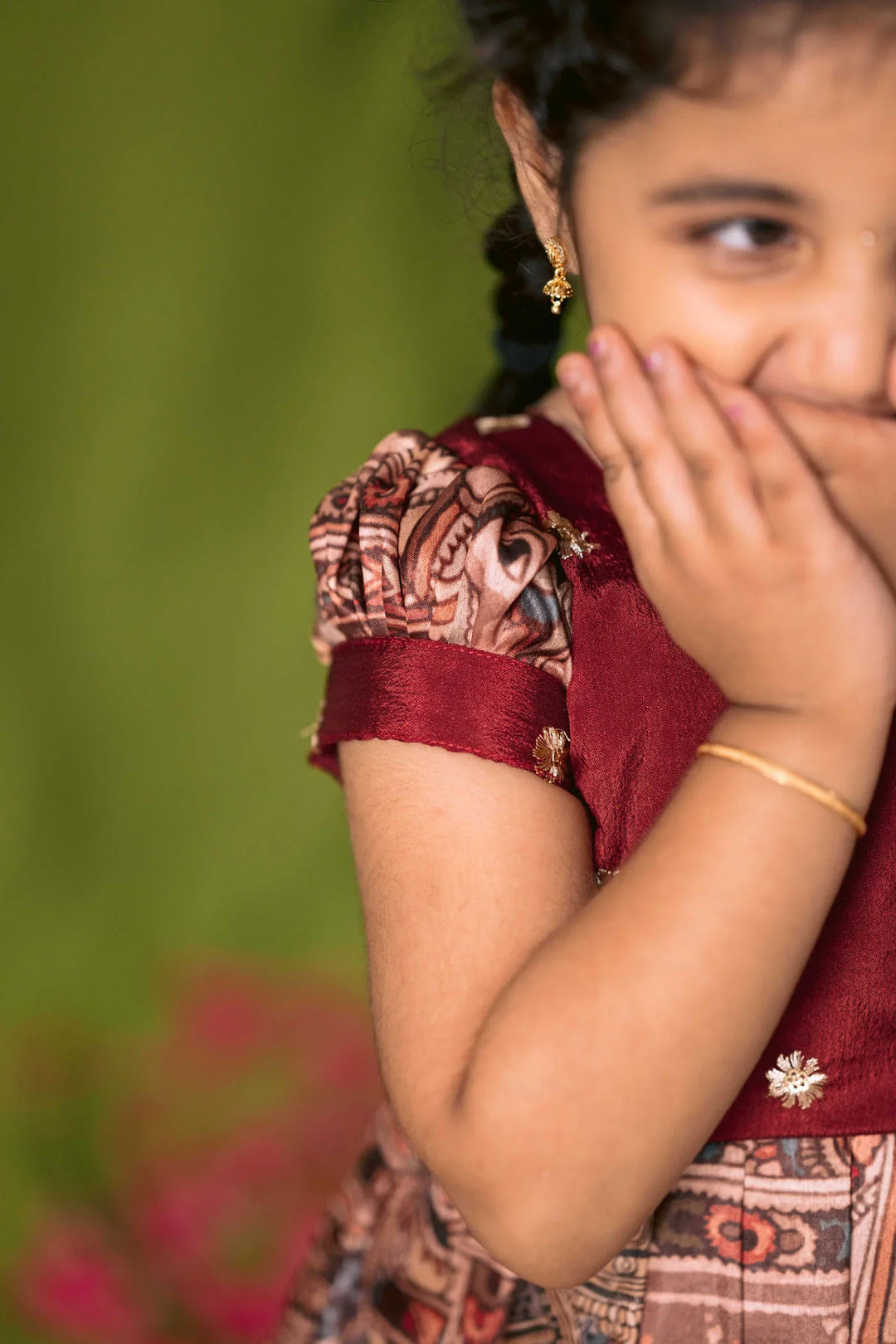 Anvi Grey Frock Mini | Made To Order