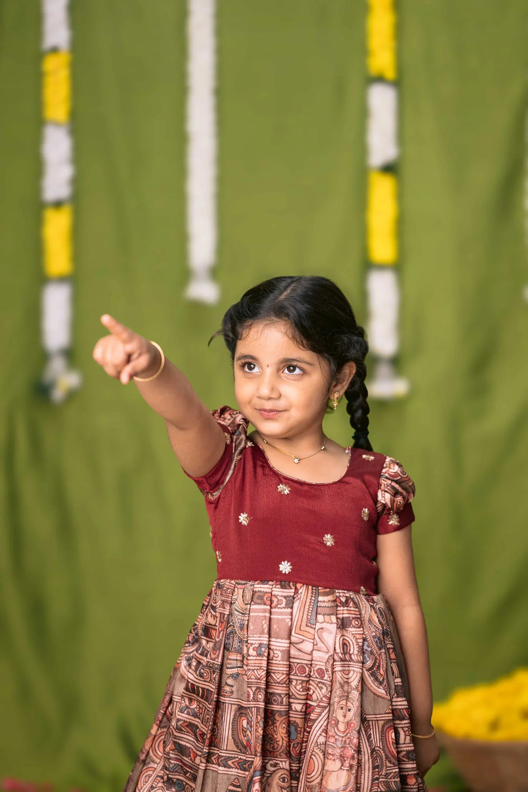 Anvi Grey Frock Mini | Made To Order