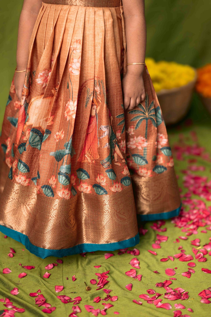 Nikazhya Yellow Frock Mini   | Made to Order | SHOBITAM