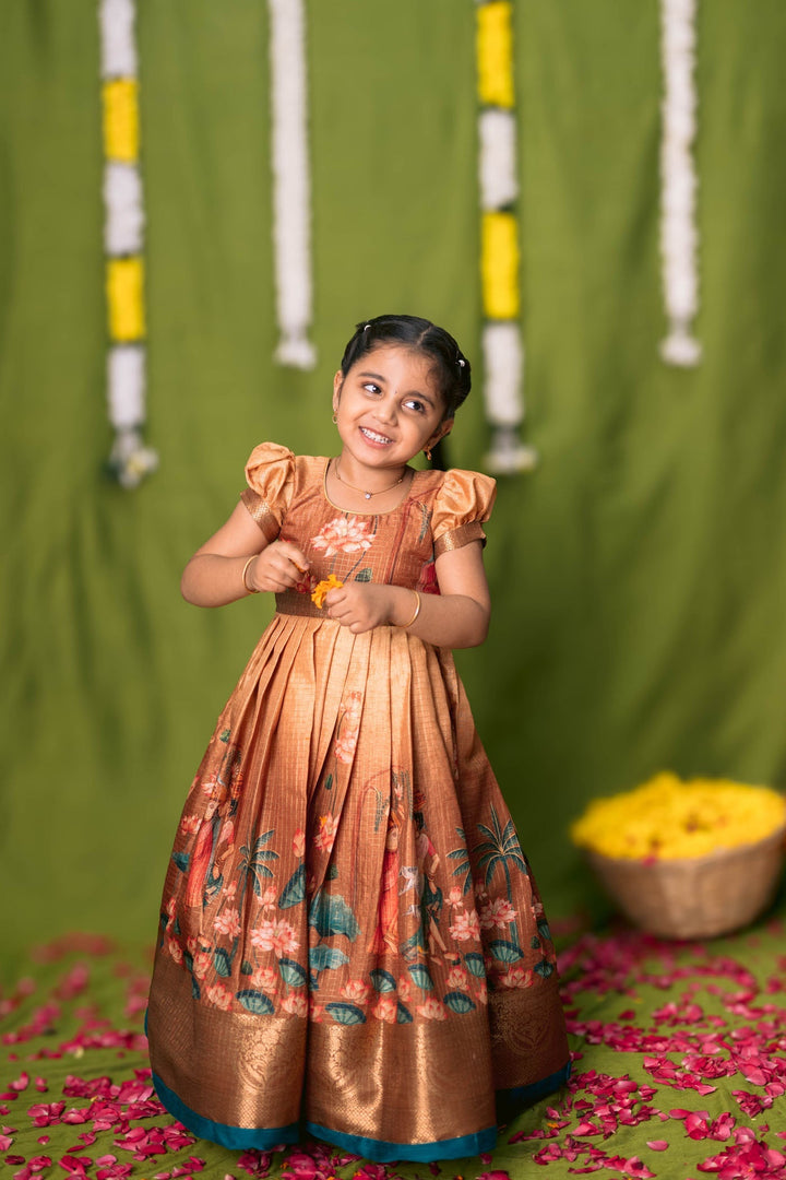 Nikazhya Yellow Frock Mini   | Made to Order | SHOBITAM