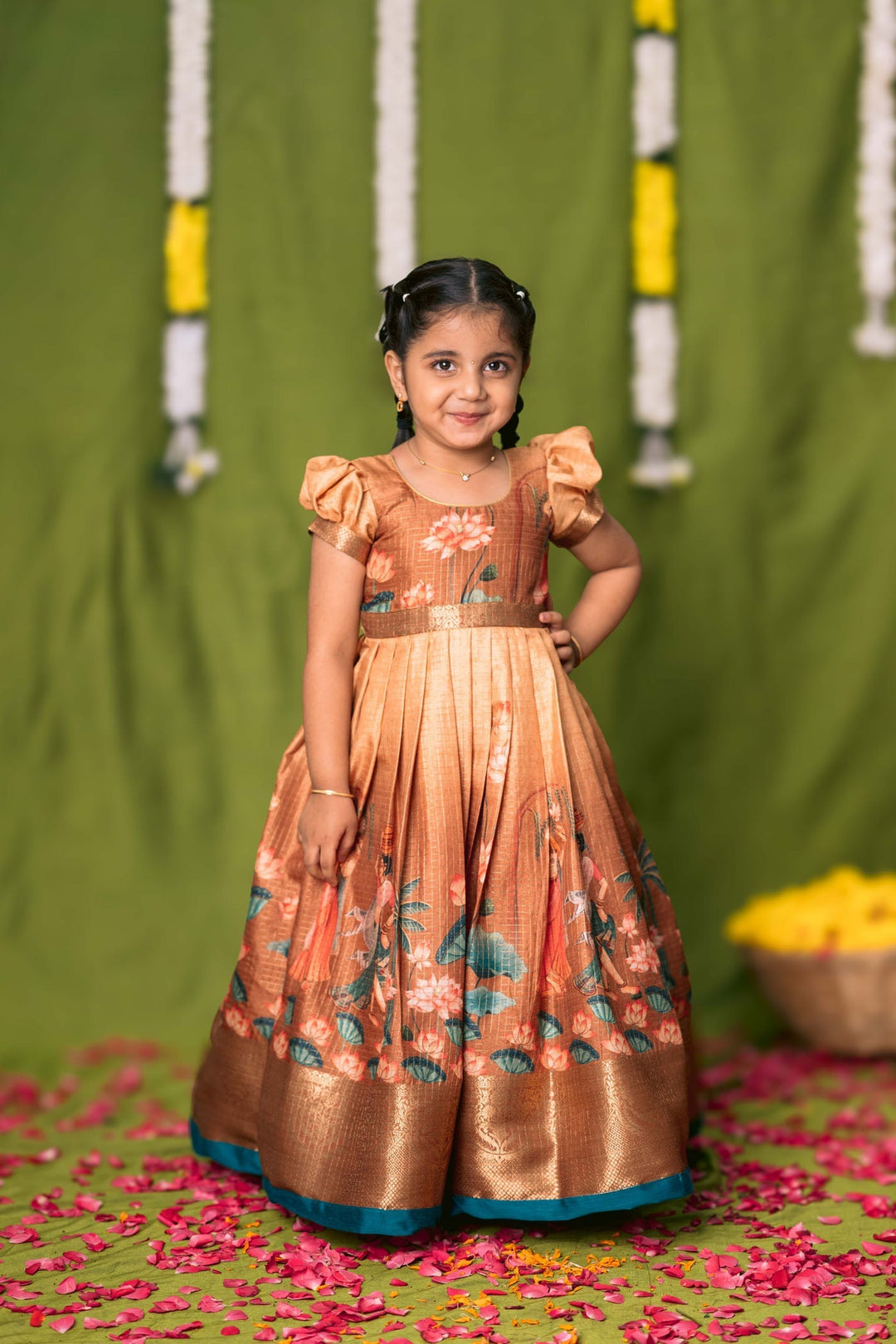 Nikazhya Yellow Frock Mini   | Made to Order | SHOBITAM
