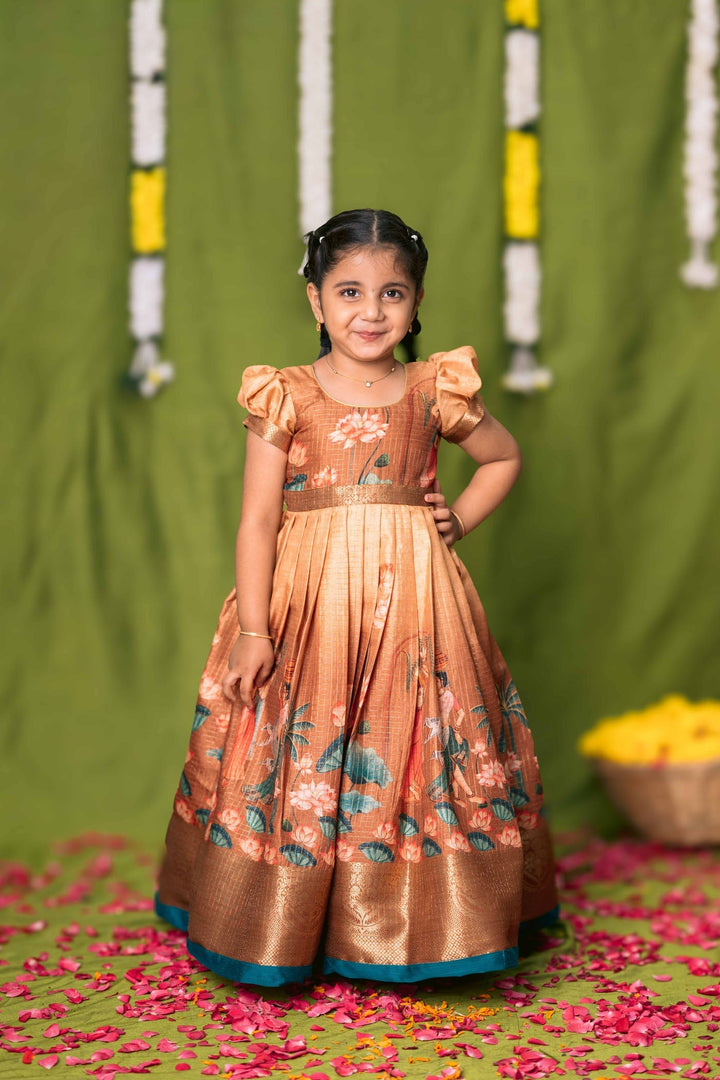 Nikazhya Yellow Frock Mini   | Made to Order | SHOBITAM