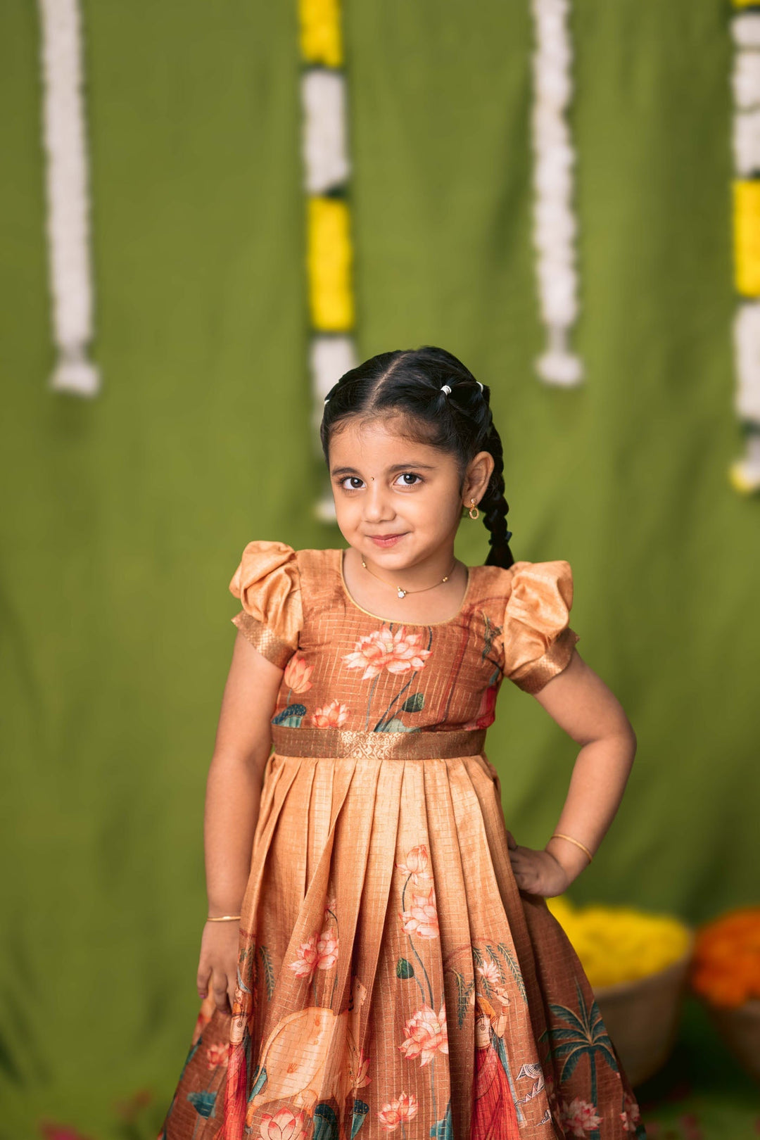 Nikazhya Yellow Frock Mini   | Made to Order | SHOBITAM