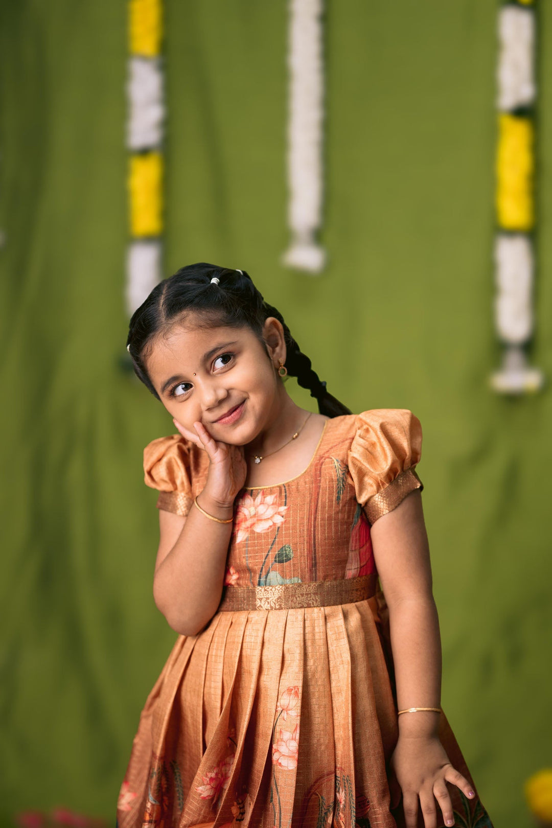 Nikazhya Yellow Frock Mini   | Made to Order | SHOBITAM