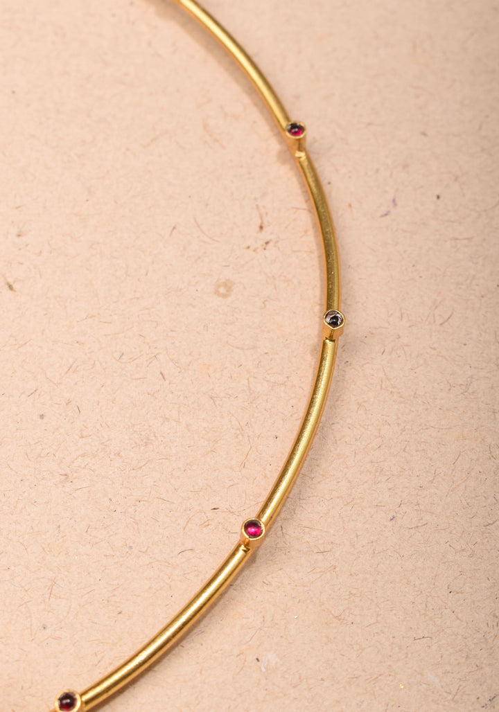 Chandbali with Jadau Pendant on Wire base Necklace with pearls and sage green dangling beads | Shobitam Jewelry