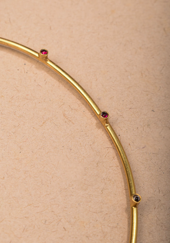 Chandbali with Jadau Pendant on Wire base Necklace with pearls and sage green dangling beads | Shobitam Jewelry