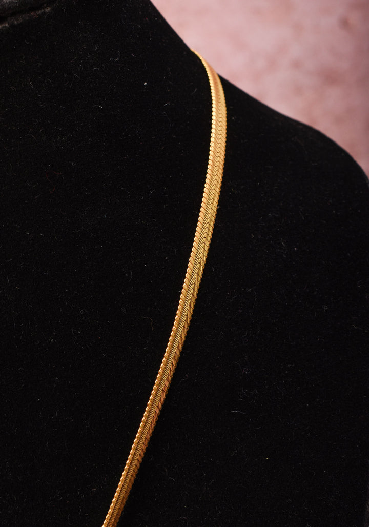 Peacock Pendant Necklace in Minimalistic design with Braided Chain | Shobitam Jewelry