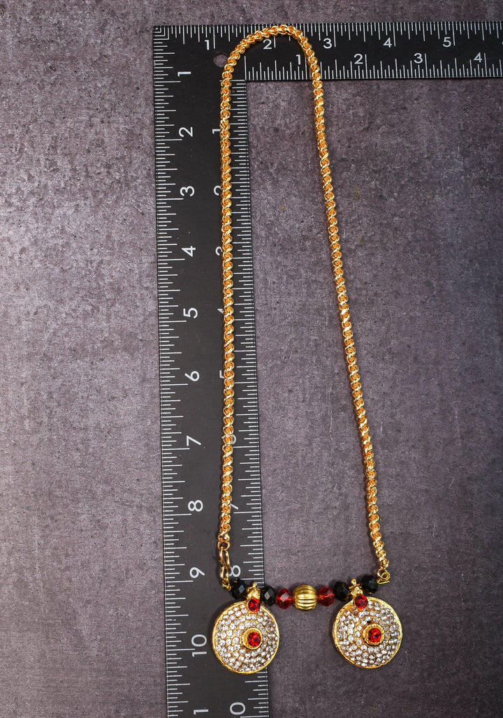 Stone studded Small Taali with Chain for Varalakshmi