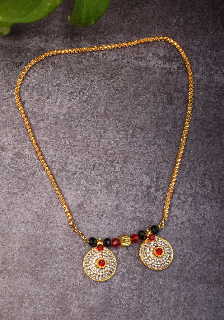 Stone studded Small Taali with Chain for Varalakshmi