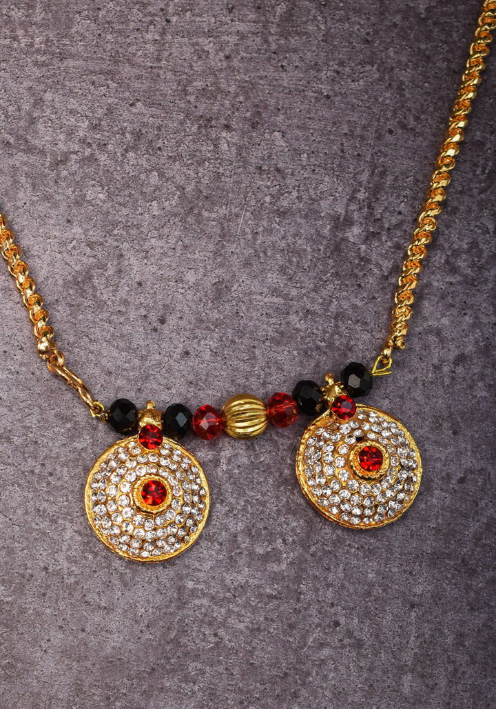 Stone studded Small Taali with Chain for Varalakshmi